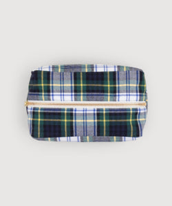 Check Blue / One Size Padded Flannel Washbag Miaki Swiss Made Womenswear
