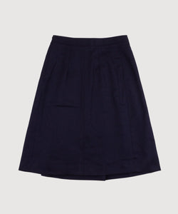 Pleated Flannel Skirt Miaki Swiss Made Womenswear