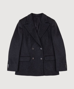 Double Breast Cashmere Blazer Miaki Swiss Made Womenswear