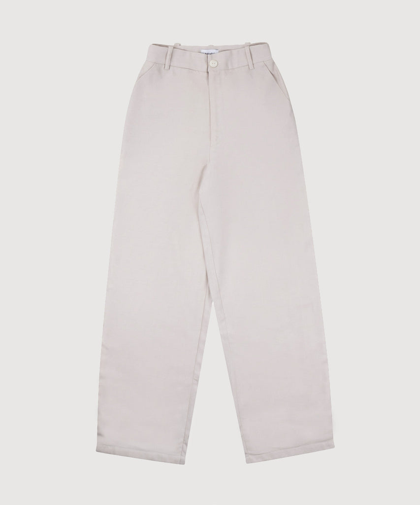 Cream / 34 Crepe Trousers Miaki Swiss Made Womenswear