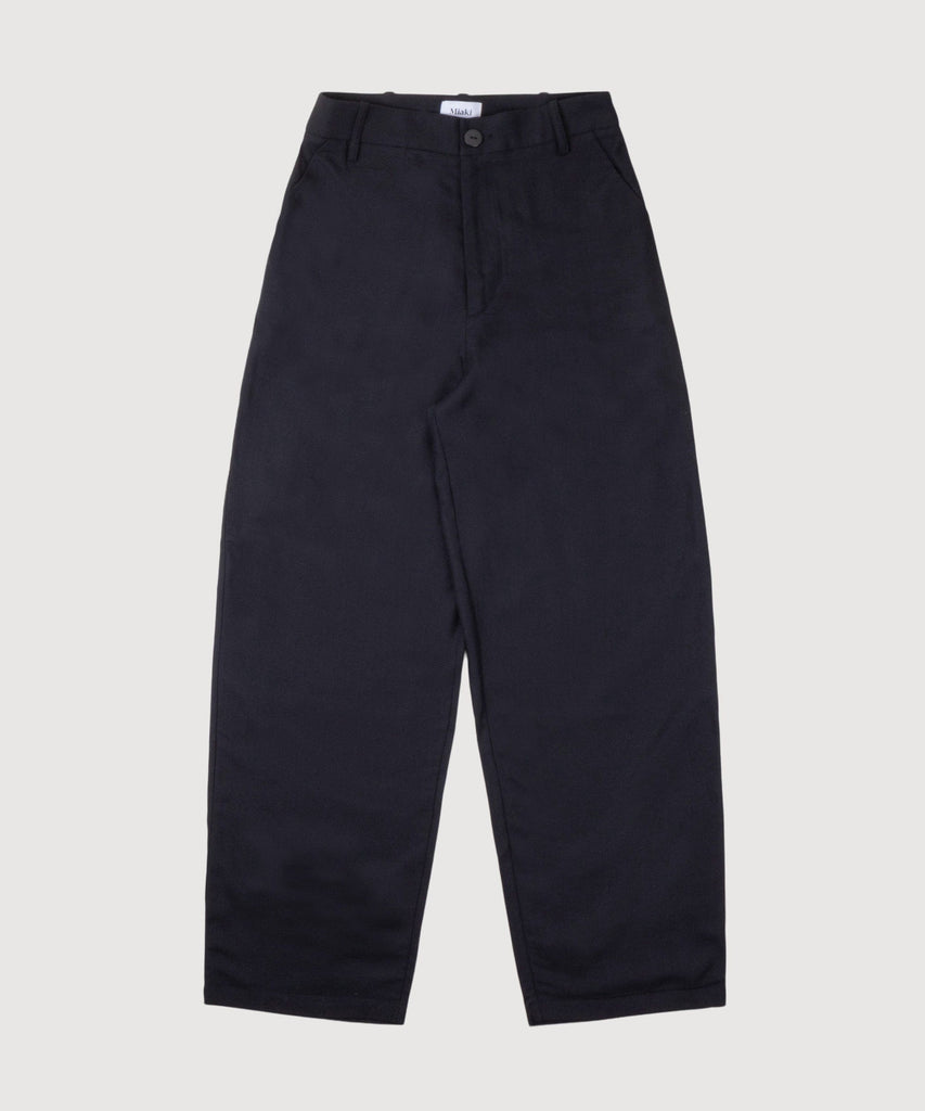 Black / 34 Crepe Trousers Miaki Swiss Made Womenswear