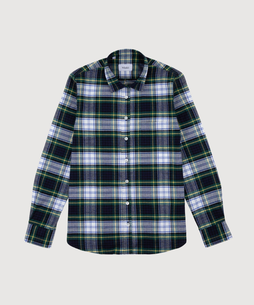 Relaxed Madras Shirt Miaki Swiss Made Womenswear