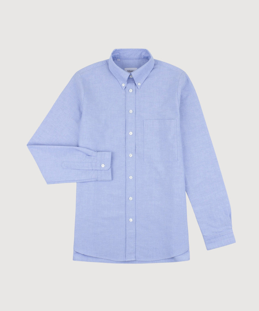 Light Blue / 34 Relaxed Oxford Shirt Miaki Swiss Made Womenswear