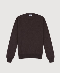 Brown / XS Cashmere Roundneck Sweater Miaki Swiss Made Womenswear