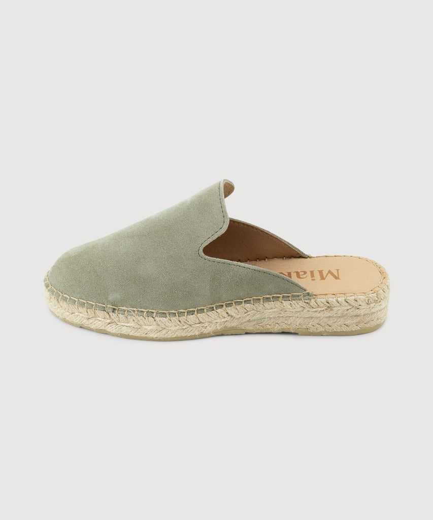 Suede Espadrille Mules Miaki Swiss Made Womenswear