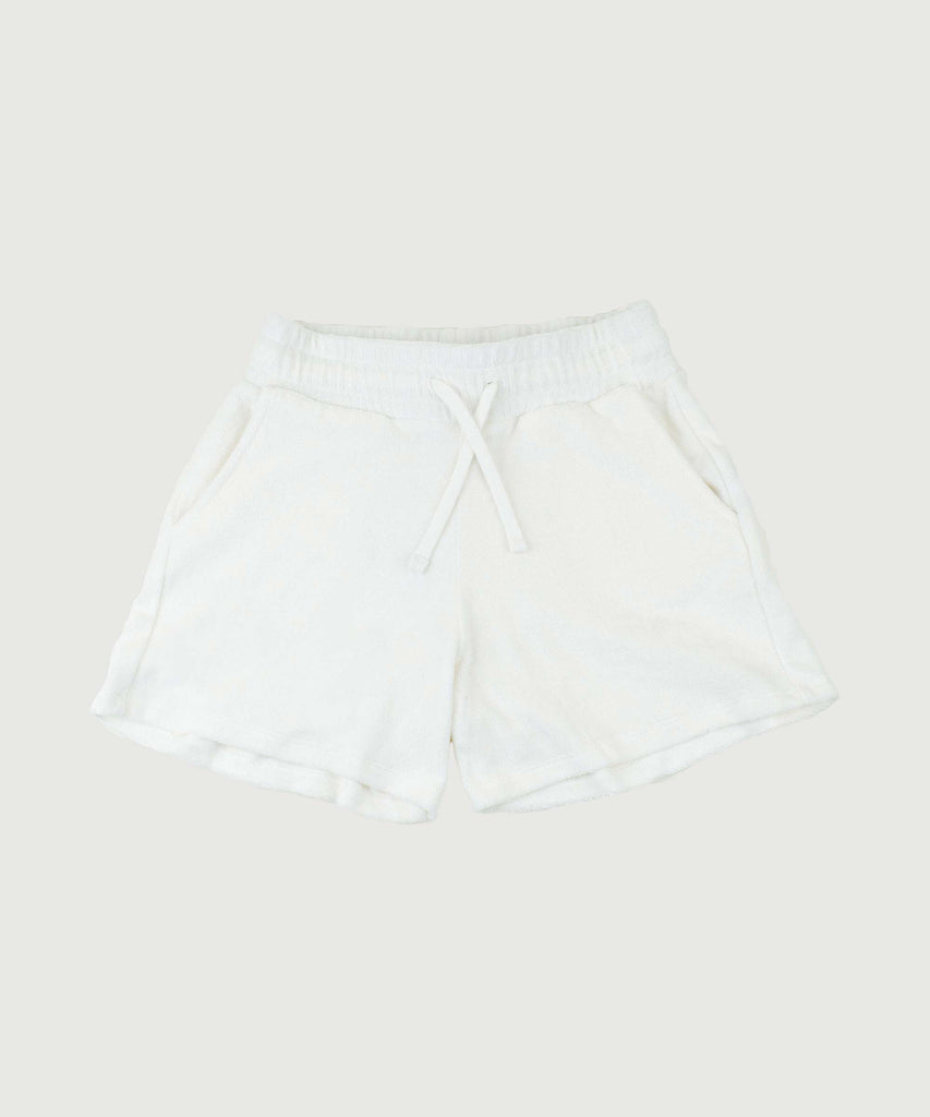Ivory / XS Terry Trackshorts Miaki Swiss Made Womenswear