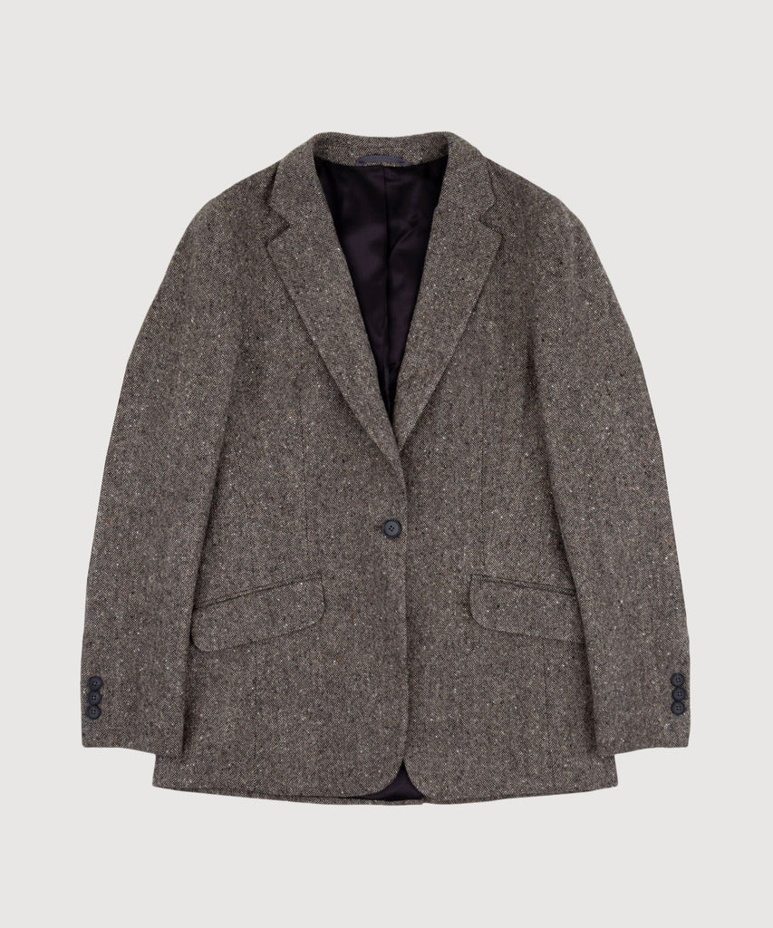 Relaxed Donegal Blazer Miaki Swiss Made Womenswear