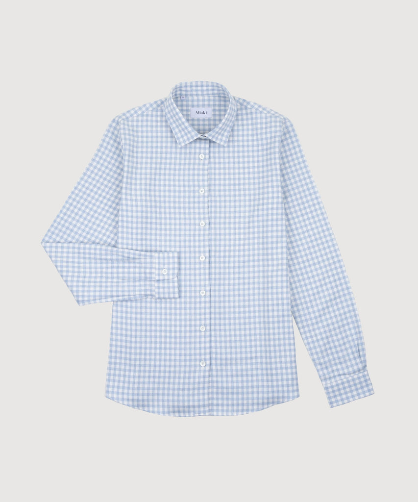 Relaxed Check Shirt Miaki Swiss Made Womenswear