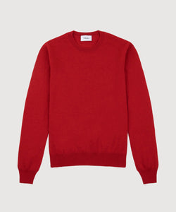 Red / XS Cashmere Roundneck Sweater Miaki Swiss Made Womenswear