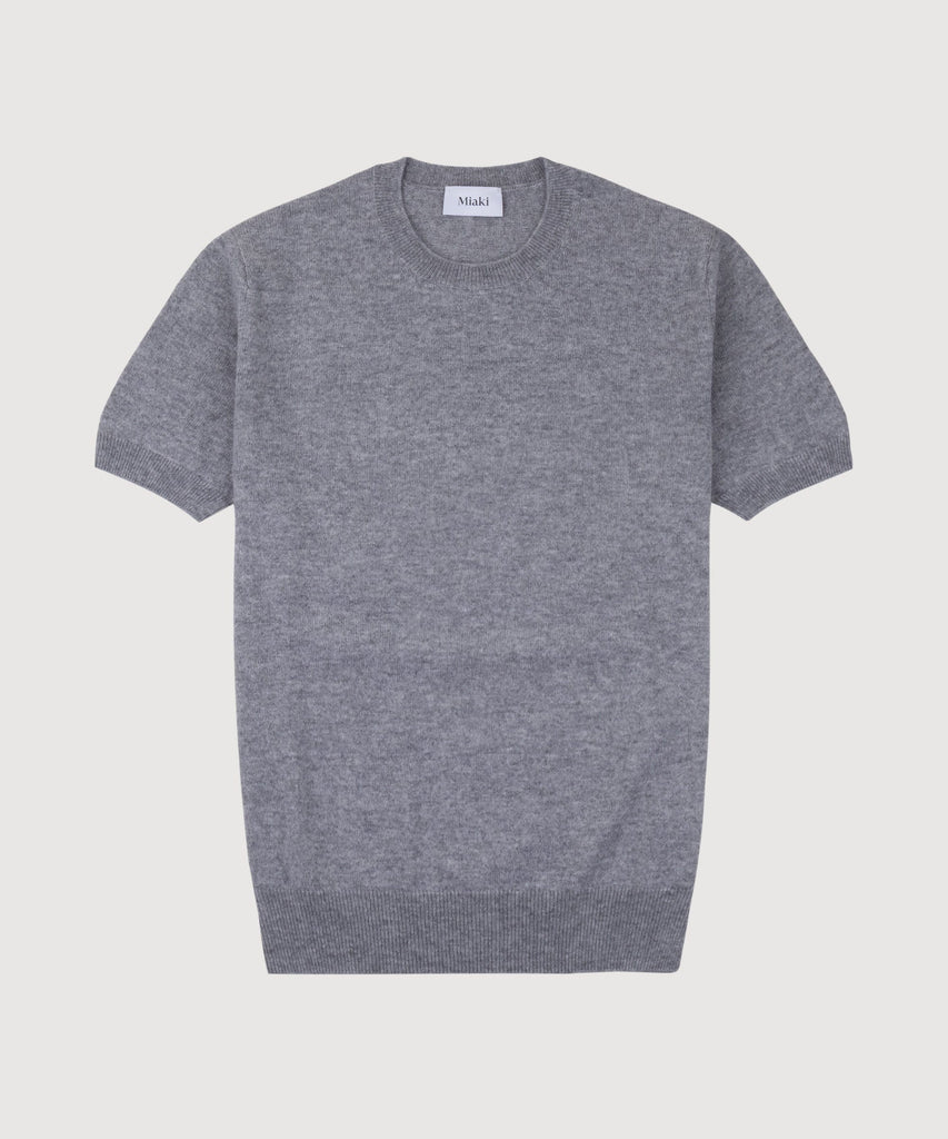 Short Sleeve Cashmere Sweater Miaki Swiss Made Womenswear