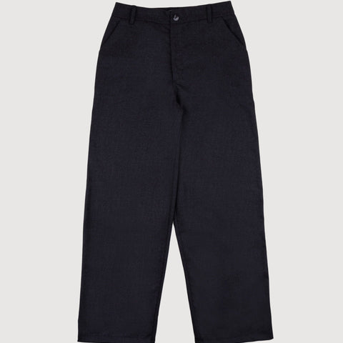 Black / 34 Flannel Trousers Miaki Swiss Made Womenswear