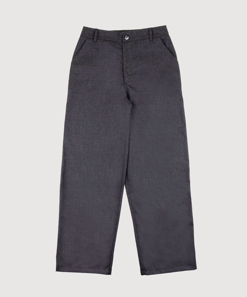 Anthracite / 34 Flannel Trousers Miaki Swiss Made Womenswear