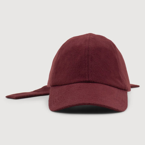 Cashmere Bow Sport Cap Miaki Swiss Made Womenswear