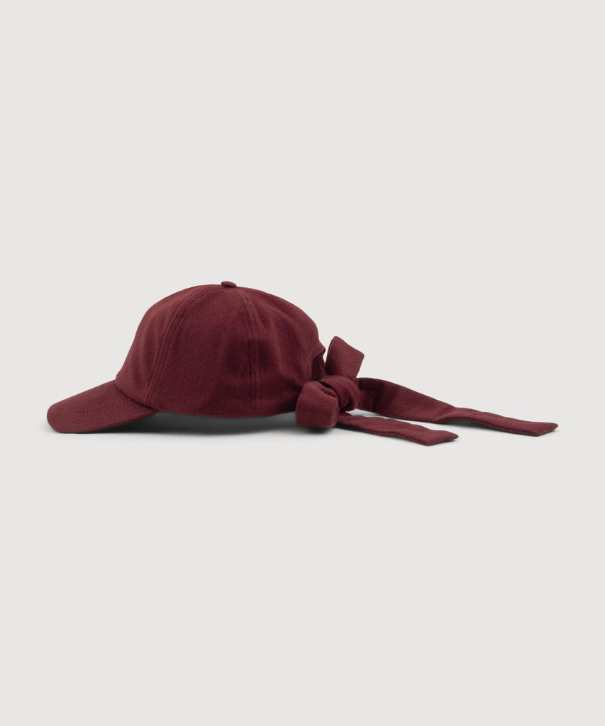 Cashmere Bow Sport Cap Miaki Swiss Made Womenswear