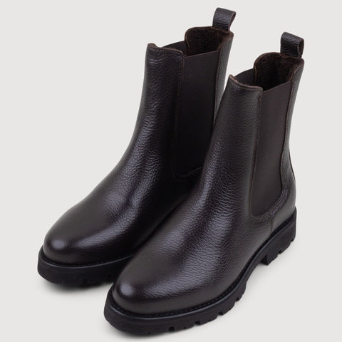Dark Brown / 35 Chelsea Boot Miaki Swiss Made Womenswear