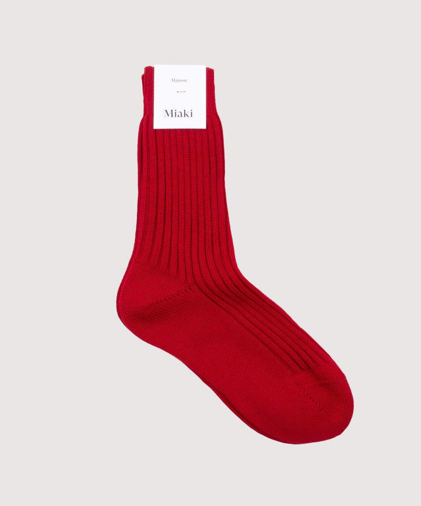 Red / 36/38 Mountain Socks Miaki Swiss Made Womenswear