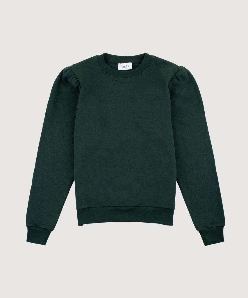 Green / XS Butterfly Sweatshirt Miaki Swiss Made Womenswear