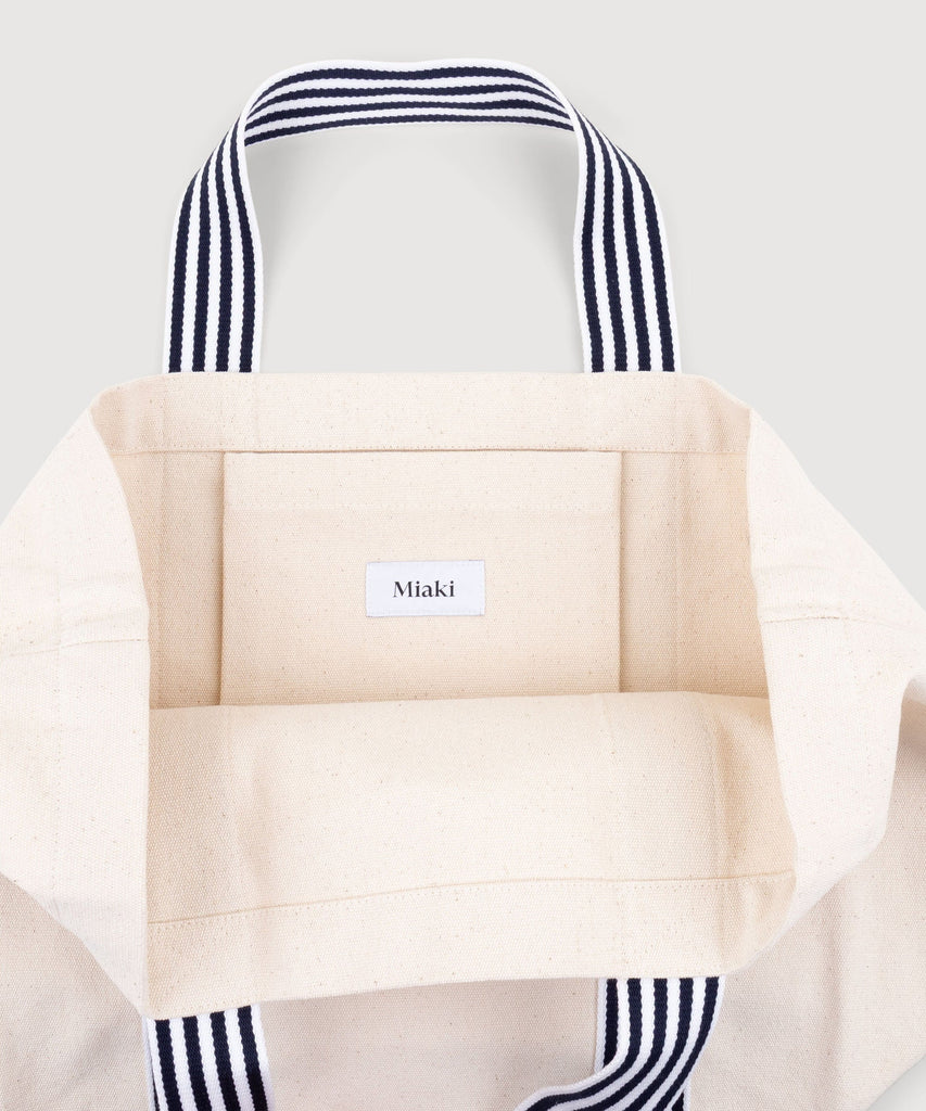 Cream / One Size Canvas Bag Miaki Swiss Made Womenswear