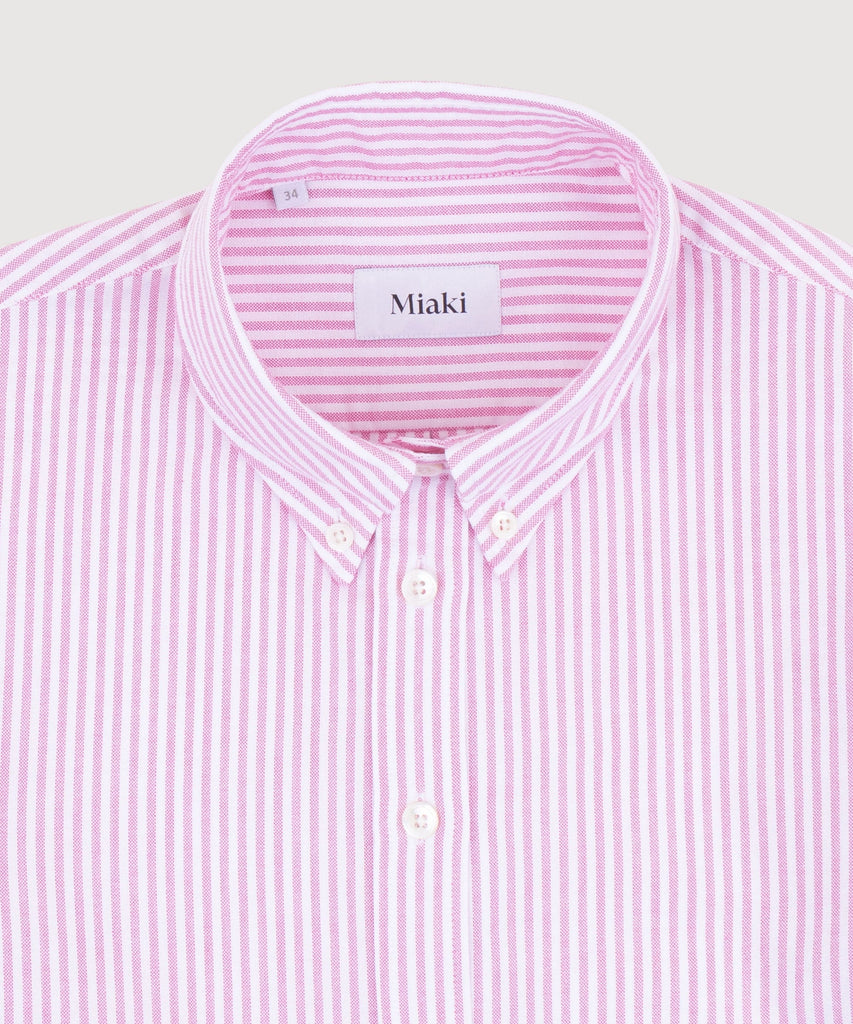 Relaxed Oxford Stripe Shirt Miaki Swiss Made Womenswear