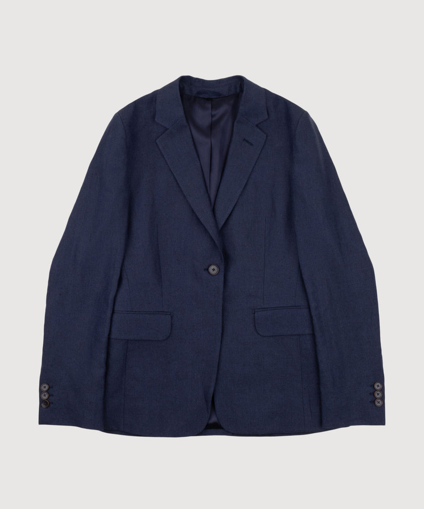 Classic Linen Blazer Miaki Swiss Made Womenswear
