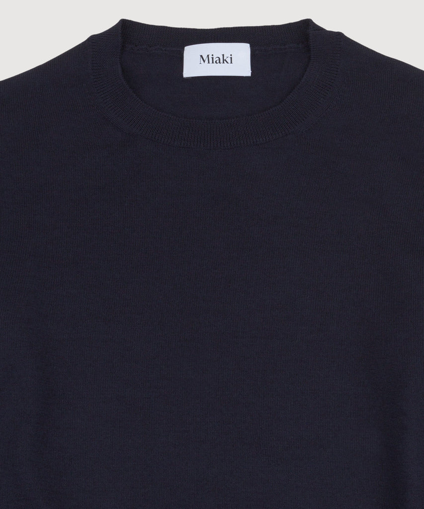 Wool Roundneck Sweater Miaki Swiss Made Womenswear