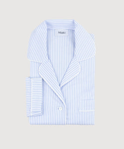 Striped Long Sleeve Pyjama Miaki Swiss Made Womenswear