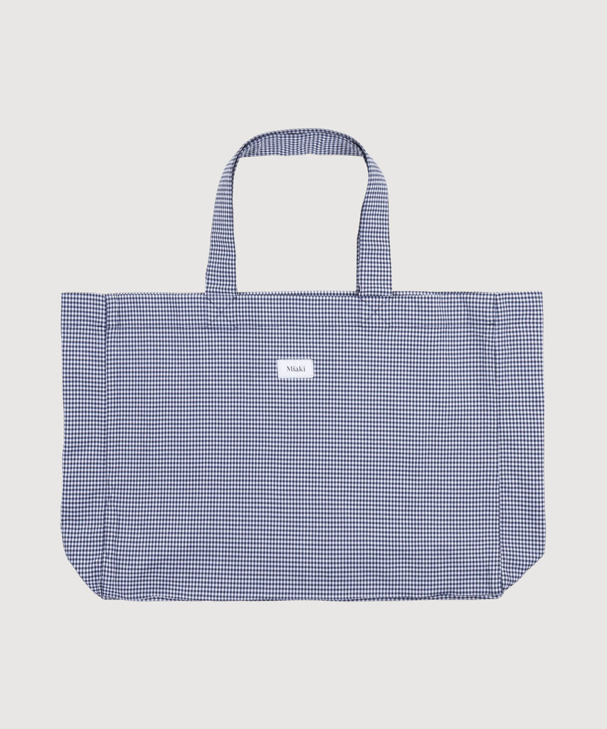 Check Beach Bag Miaki Swiss Made Womenswear