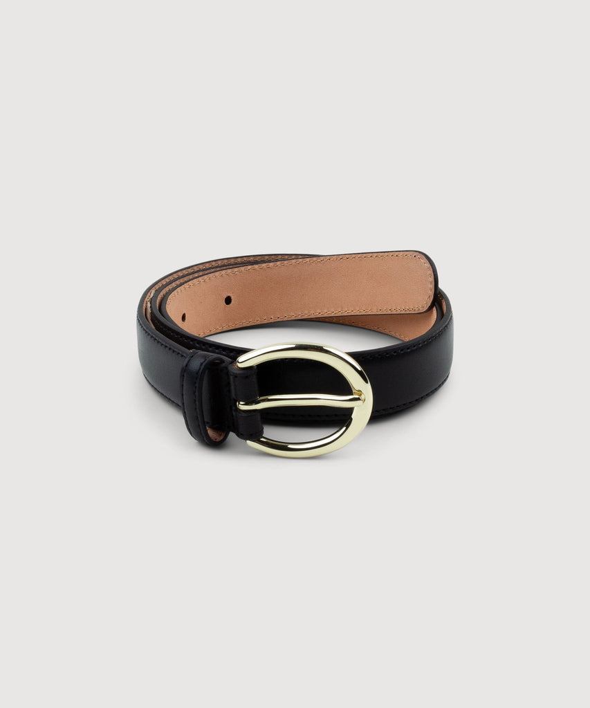 Classic Leather Belt Miaki Swiss Made Womenswear