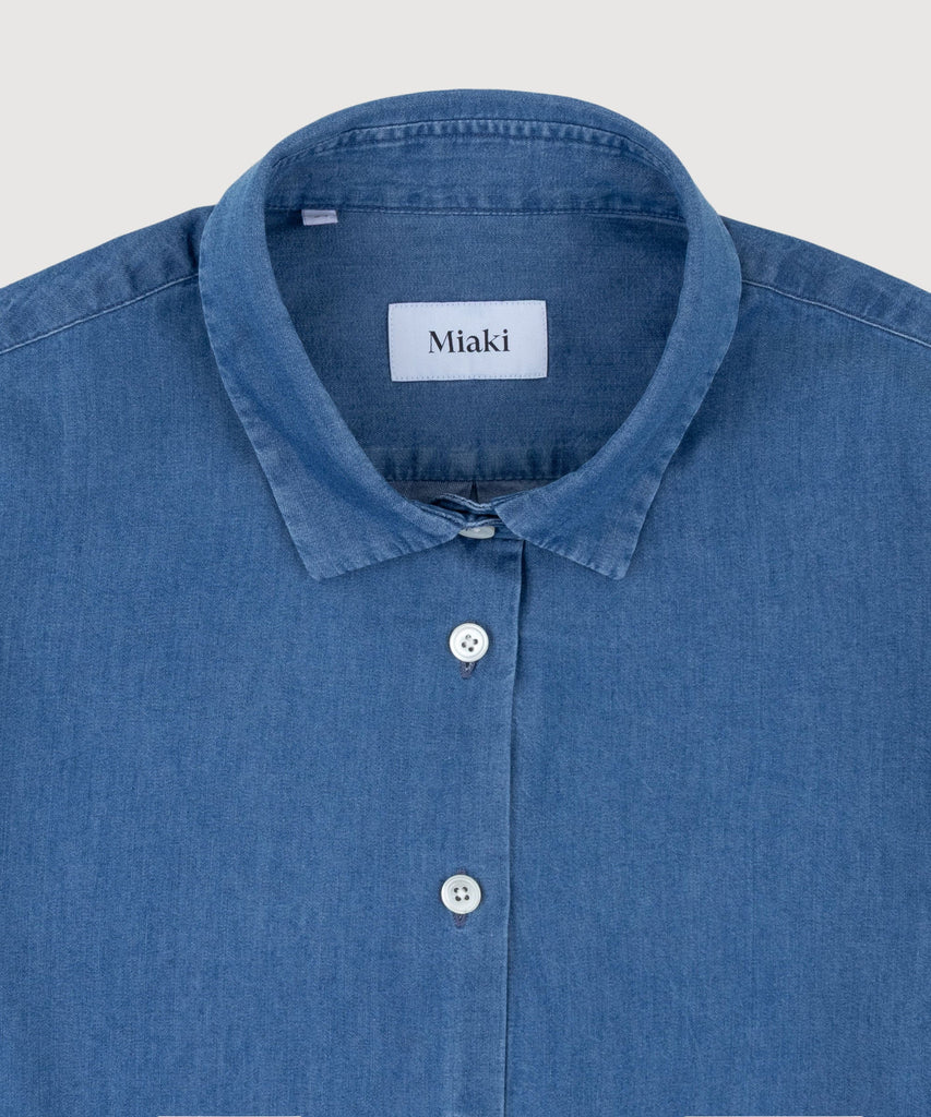 Relaxed Light Jeans Shirt Miaki Swiss Made Womenswear