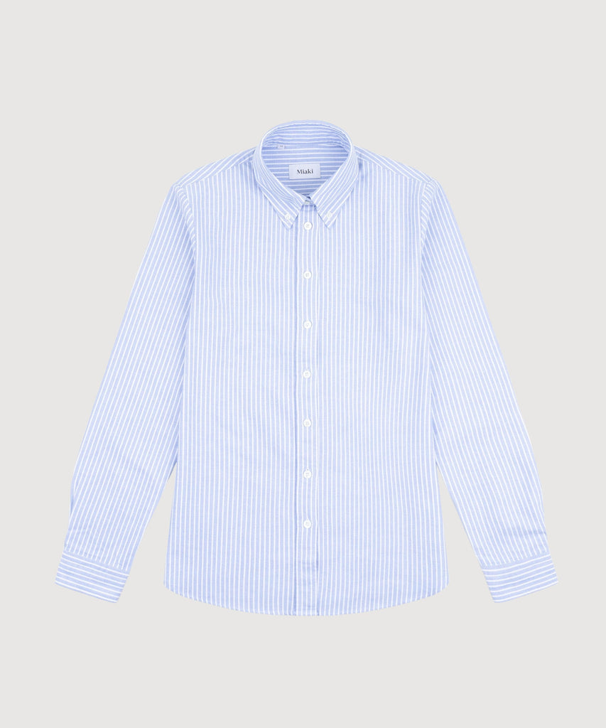 Relaxed Oxford Stripe Shirt Miaki Swiss Made Womenswear