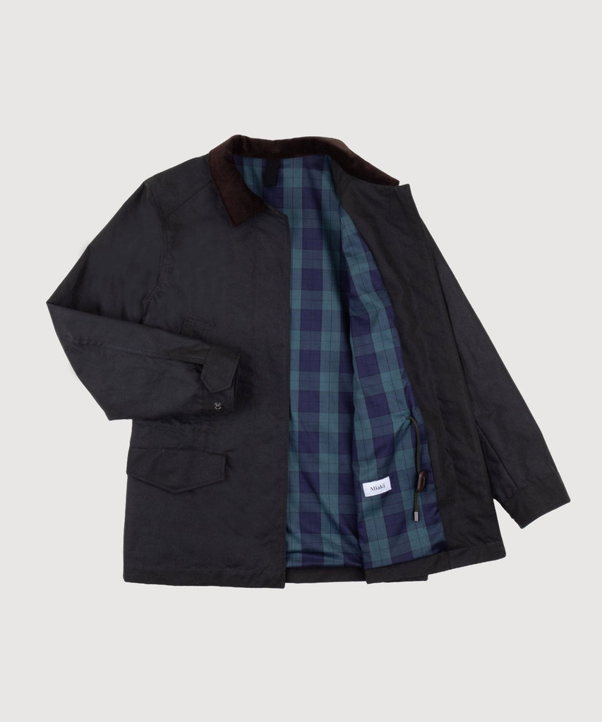 Waxed Field Jacket Miaki Swiss Made Womenswear