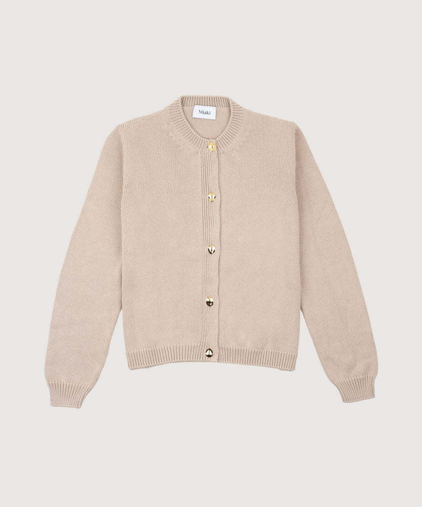 Beige / XS Cotton Cardigan Miaki Swiss Made Womenswear