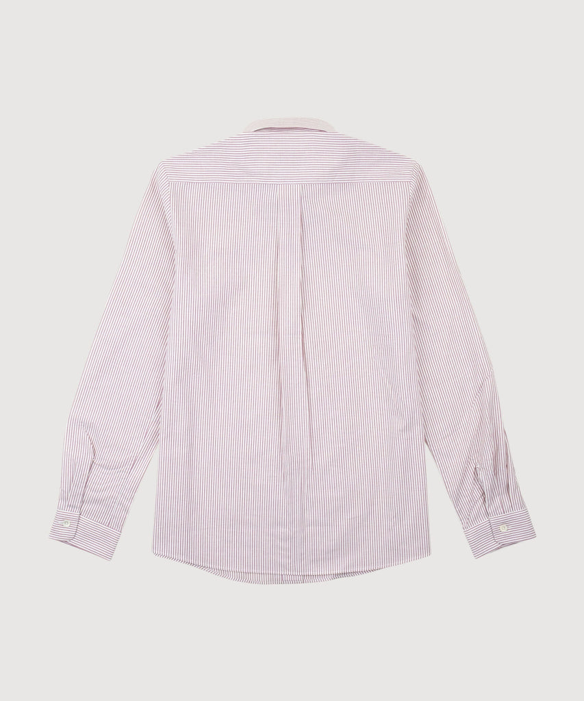 Relaxed Light Cotton Stripe Shirt Miaki Swiss Made Womenswear