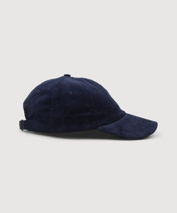 Navy Corduroy Sport Cap Miaki Swiss Made Womenswear