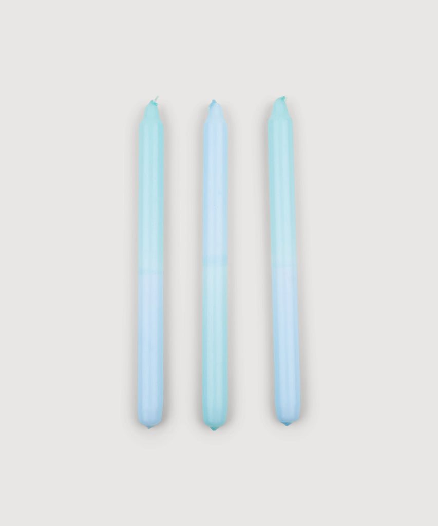 Blue Long Dip Dye Candles Miaki Swiss Made Womenswear