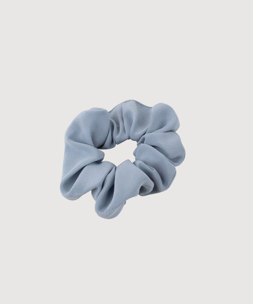 Light Blue / One Size Silk Scrunchie Miaki Swiss Made Womenswear