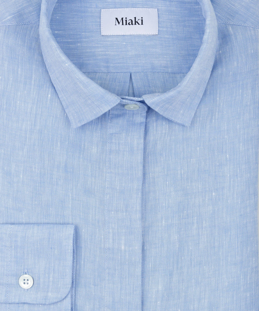 Relaxed Linen Shirt Miaki Swiss Made Womenswear