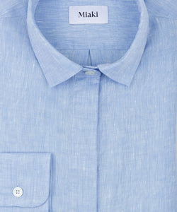 Relaxed Linen Shirt Miaki Swiss Made Womenswear