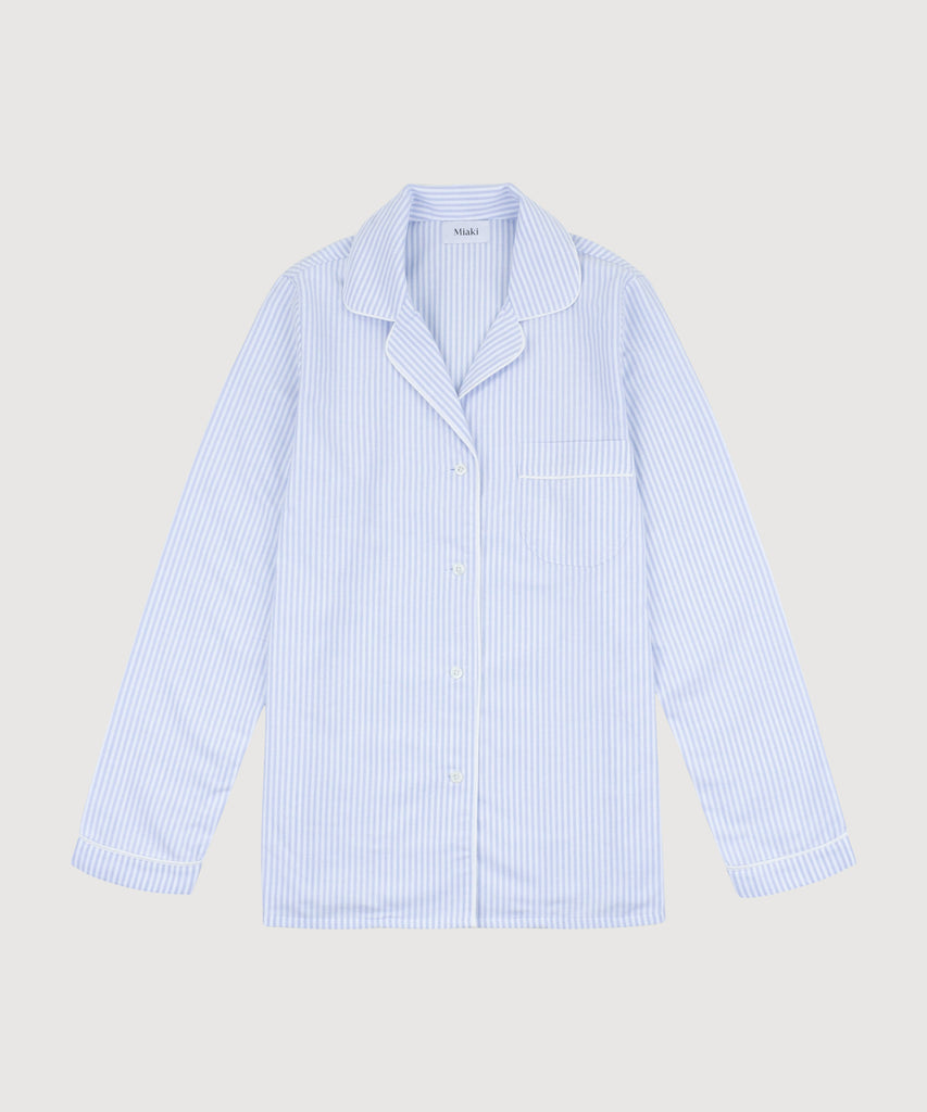 Striped Long Sleeve Pyjama Miaki Swiss Made Womenswear