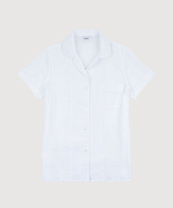 Striped Short Sleeve Pyjama Miaki Swiss Made Womenswear