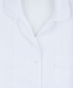 Striped Short Sleeve Pyjama Miaki Swiss Made Womenswear