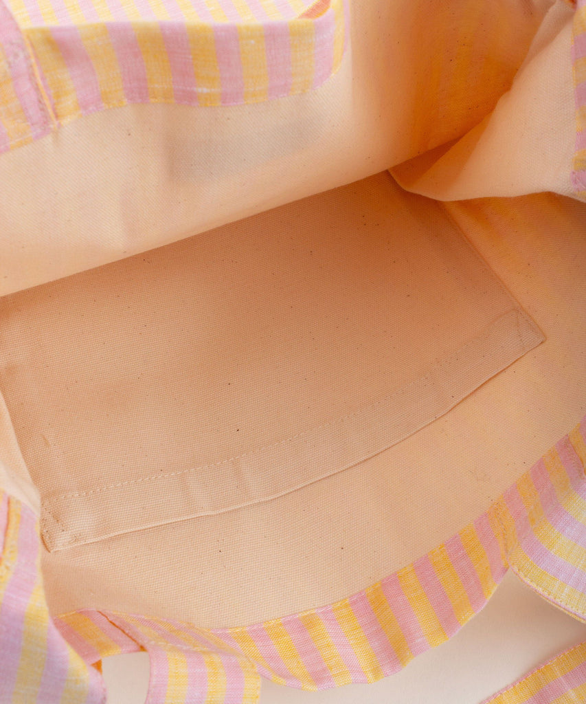 Linen Strap Tote Miaki Swiss Made Womenswear