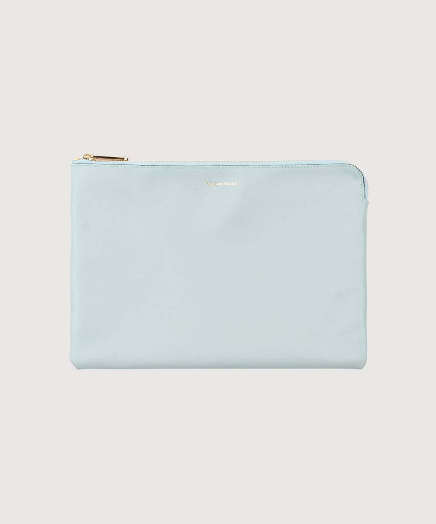 Sky Large Leather Pouch Miaki Swiss Made Womenswear