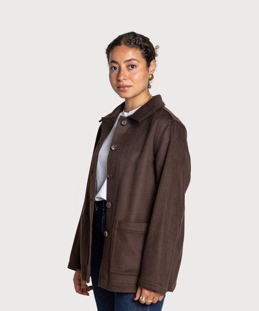 Wool Overshirt Miaki Swiss Made Womenswear