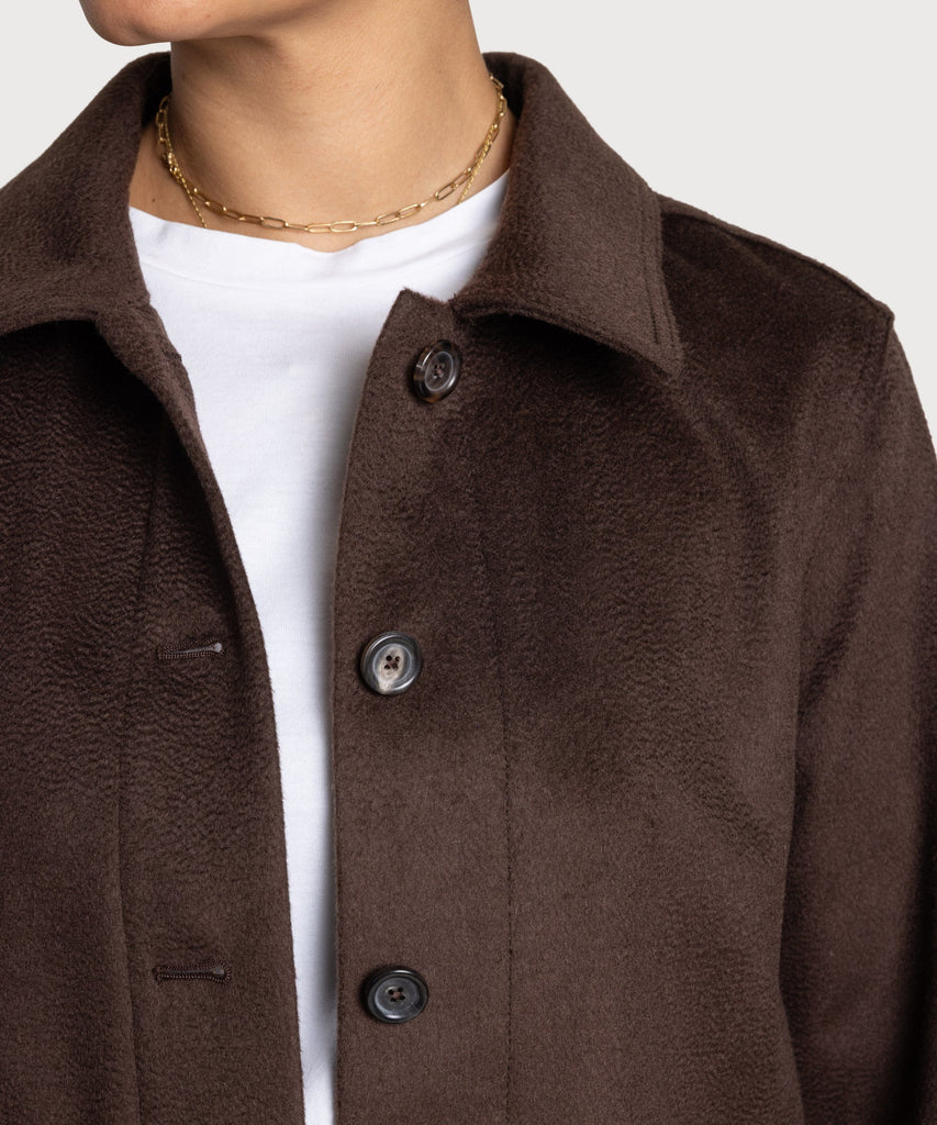 Wool Overshirt Miaki Swiss Made Womenswear