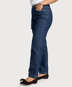Blue / 34 / Regular Straight Jeans Miaki Swiss Made Womenswear