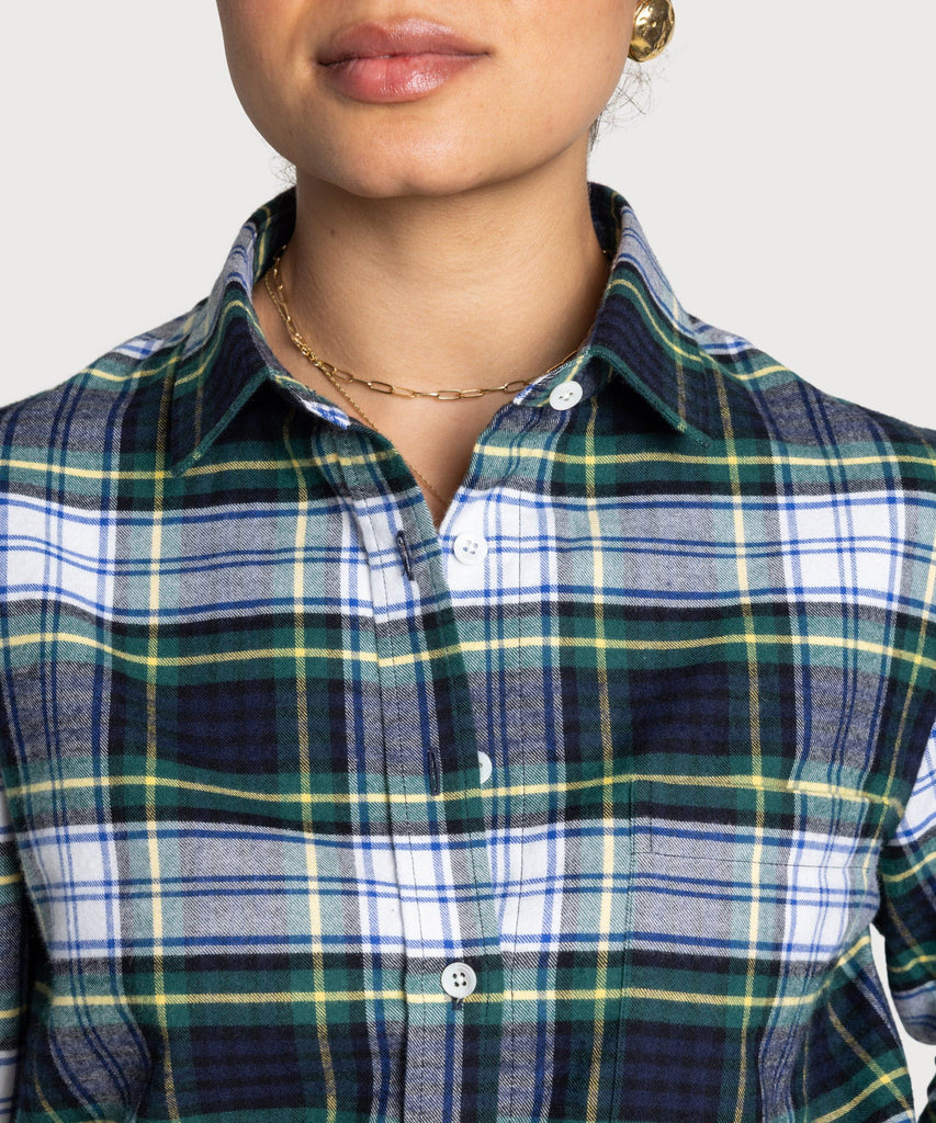 Relaxed Madras Shirt Miaki Swiss Made Womenswear