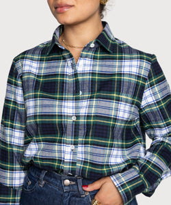 Relaxed Madras Shirt Miaki Swiss Made Womenswear