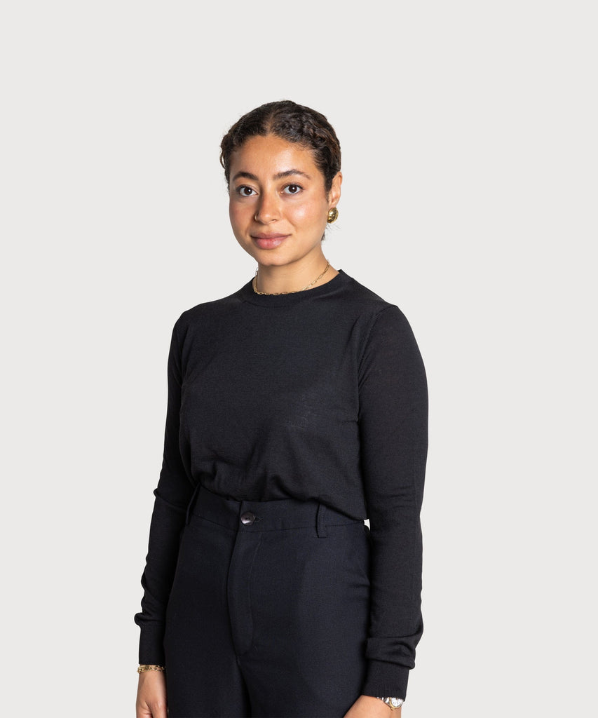 Wool Roundneck Sweater Miaki Swiss Made Womenswear