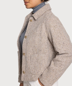 Short Tweed Jacket Miaki Swiss Made Womenswear
